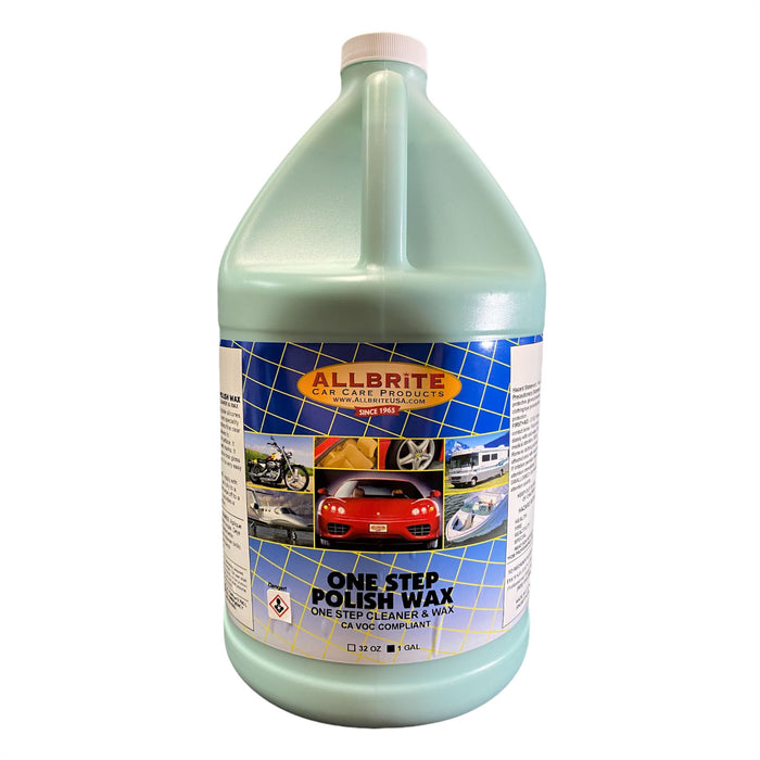 Allbrite One-Step Polish Wax Vehicle Waxes, Polishes & Protectants Allbrite Car Care Products 