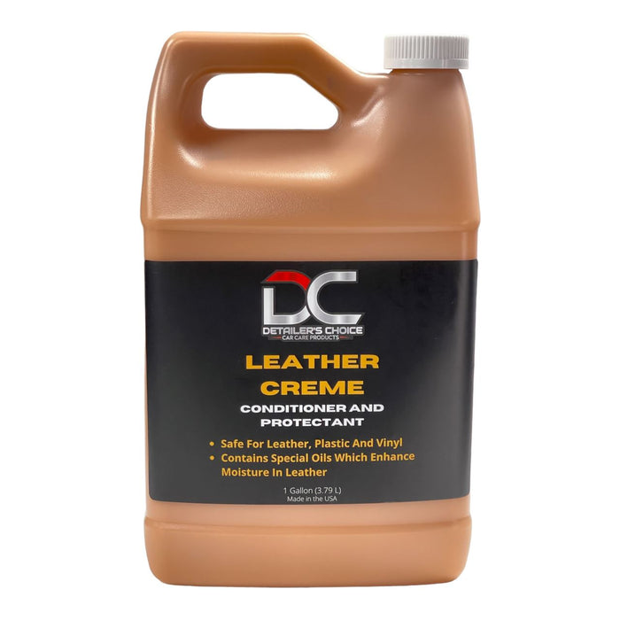 Brown Leather Crème - Conditioner and Protectant Leather Conditioner Detailer's Choice, Inc. 1 Gallon 