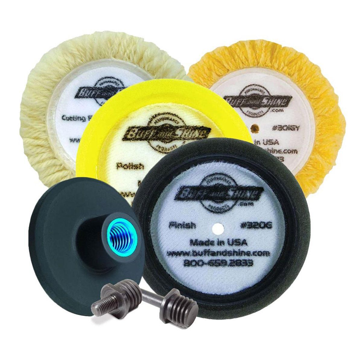 Buff and Shine® 3 Inch Mini Spot Buffing Kit