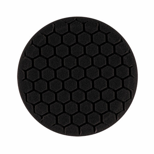 Buff and Shine® 7.5" #620RH Black Finishing Hex Faced Foam Grip Pad™ with Center Ring Backing Pads Buff & Shine Mfg., Inc. 