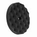 Buff and Shine® 8" #820FBW Black Convoluted Face Foam Grip Pad™, Flat Back 2 Pack Pads Buff & Shine Mfg., Inc. 