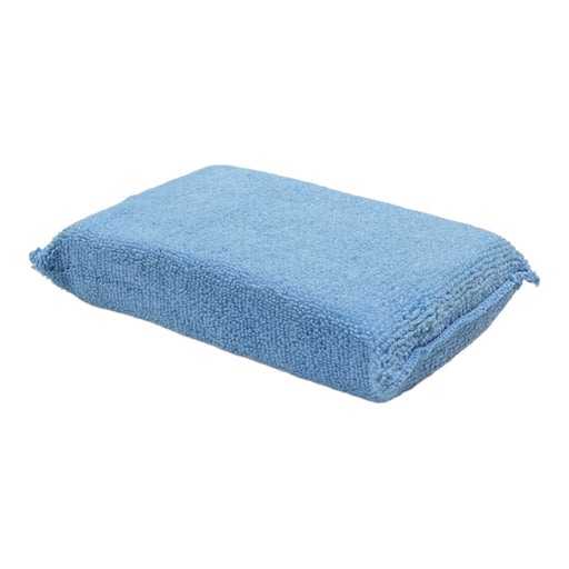 Buff and Shine® Blue Micro Fiber Multi-Purpose Applicator Cleaning Sponge Buff & Shine Mfg., Inc. 5x7 Inch Single 