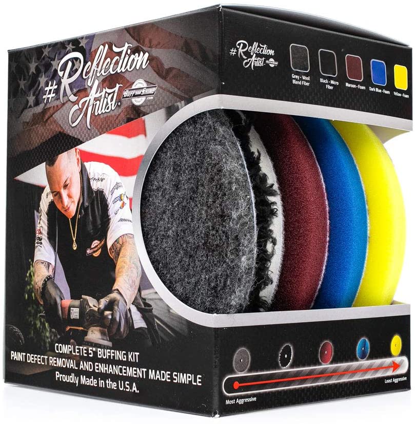 Buff and Shine® Reflection Artist™ Complete 5 & 6 Buffing Kit — Detailers  Choice Car Care