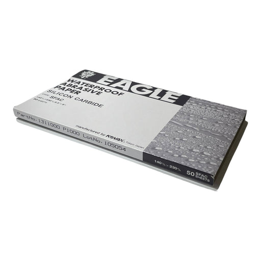 Eagle Silicon Carbide Waterproof Sanding Half Sheets 9in. x 5.5in. Paint Correction Eagle Abrasives P1000-A 