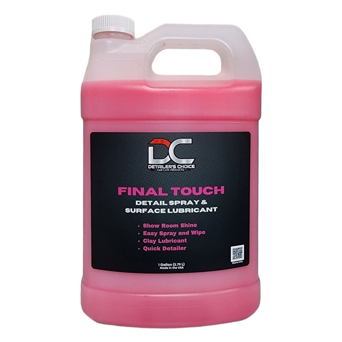 Pink Guy Waterless Car Wash Detailer Spray | Polisher Clay Bar Lubricant & Car Wax Booster | Depth, Shine, and Gloss | Removes Dust (16oz)