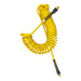 Flexcoil® Coiled Air Hose with Reusable Strain Relief Fittings Hoses CoilHose Pneumatics 1/4" x 50' Yellow 