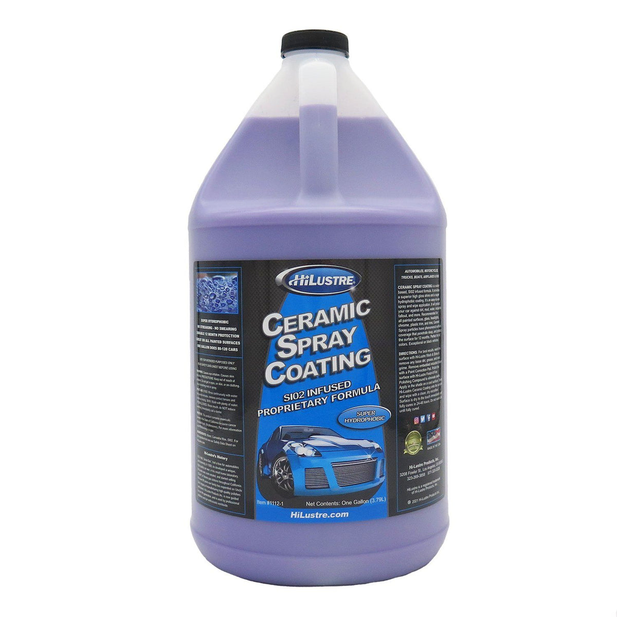 Carfidant Ceramic Coating Spray - Premium Paint Polishing Spray -  Hydrophobic Paint Sealant Polish Spray