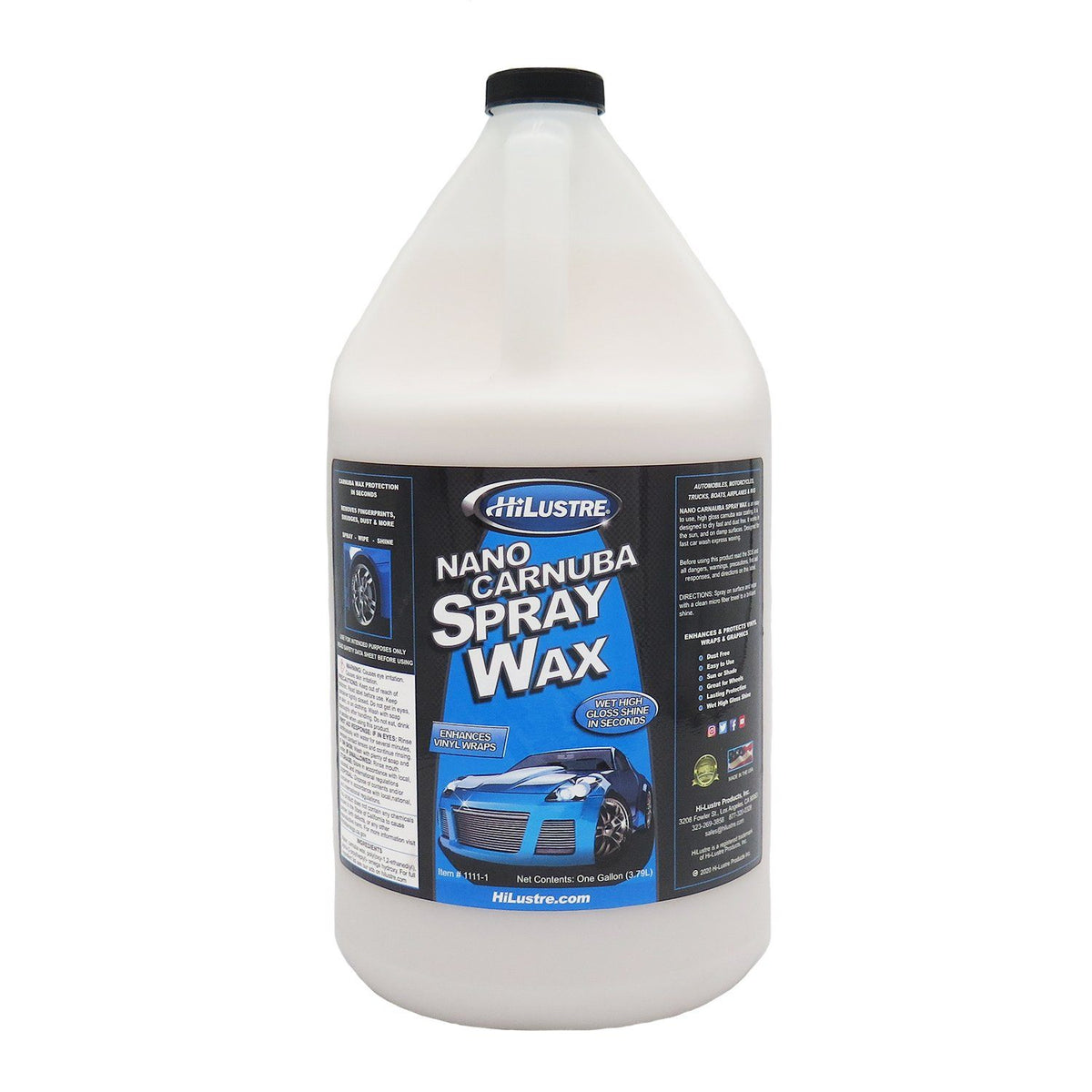 HiLustre® Nano Carnauba Spray Wax — Detailers Choice Car Care