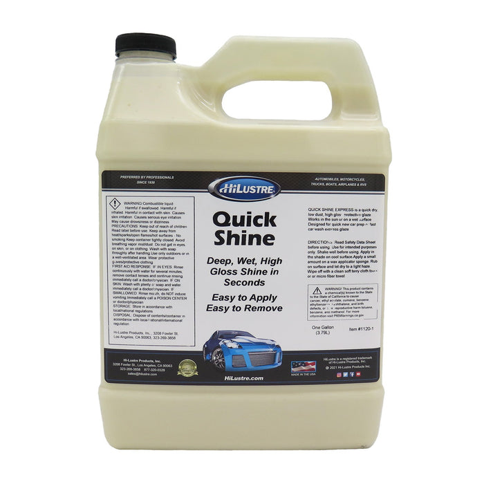 HiLustre® Quick Shine Express Liquid Wax — Detailers Choice Car Care