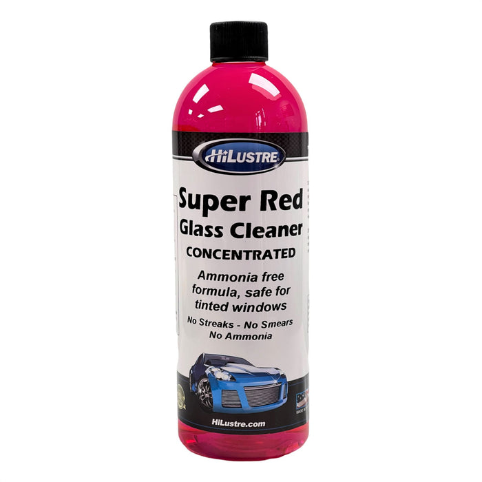 HiLustre® Red Concentrated Glass Cleaner Glass Cleaner HiLustre® Products 16oz 