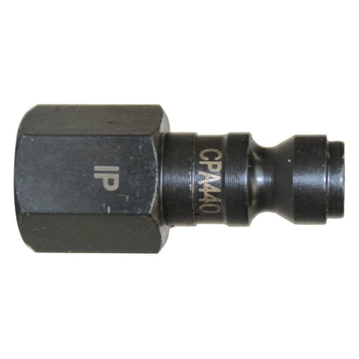 Interstate Pneumatics CPA440 1/4 Inch Automotive Steel Coupler Plug x 1/4 Inch Female NPT (Black) Parts Interstate Pneumatics 