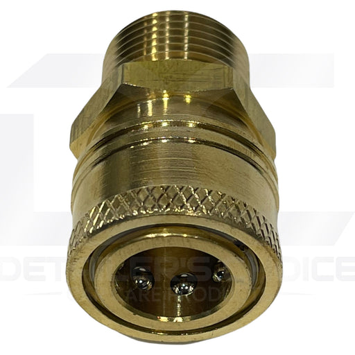 Interstate Pneumatics PW7152 Pressure Washer M22 Male Fitting x 3/8 Inch QC, Brass Coupler 2700 PSI Pressure Gun Parts Interstate Pneumatics 