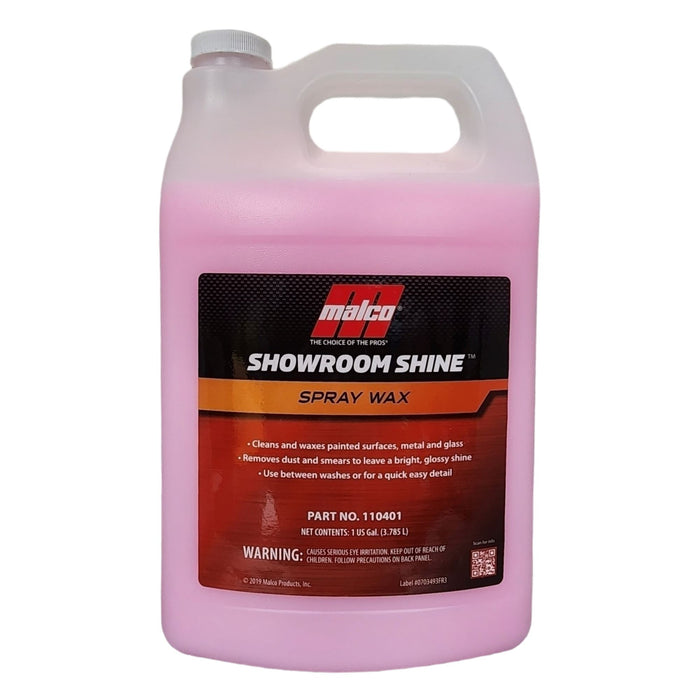 MALCO SHOWROOM SHINE™ SPRAY WAX Detail Spray Malco® Automotive 128oz 