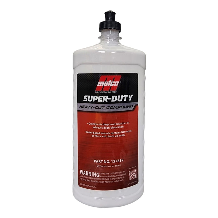 MALCO SUPER-DUTY™ HEAVY-CUT COMPOUND Paint Correction Malco® Automotive 32oz 