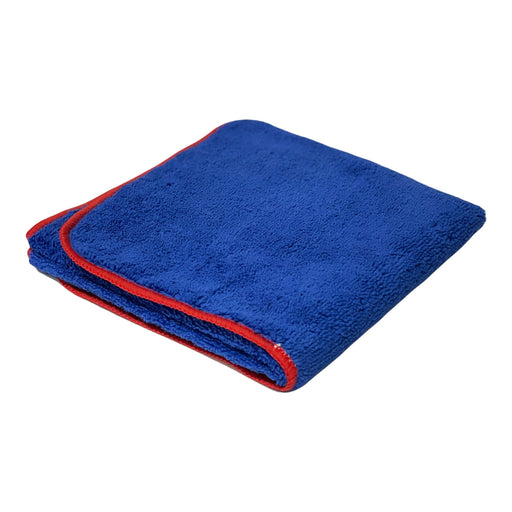 Microfiber Drying Towel Lint Free, Scratch Free, Overlocked Edges, 380 GSM, 24"x16" Microfiber Towel Golden State Trading, Inc. 1 Piece Blue 