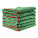 Microfiber Drying Towel Lint Free, Scratch Free, Overlocked Edges, 380 GSM, 24"x16" Microfiber Towel Golden State Trading, Inc. 12 Pieces Green 