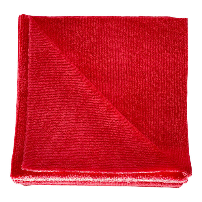 Microfiber Edgeless Towel Scratch-Free, Safe for All Surface, 380 GSM, 16"x16" Microfiber Towel Golden State Trading, Inc. 1 Piece Red 