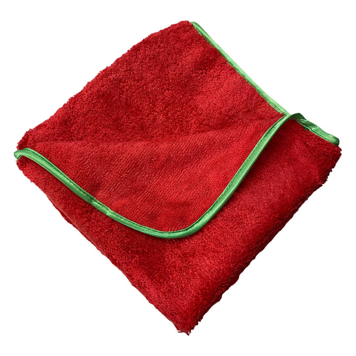 VIKING Microfiber Towel for Automotive, Twisted Loop Car Drying Towel,  Professional Towel for Car Cleaning Supplies, 1000gsm, Red, 24 Inch x 24  Inch