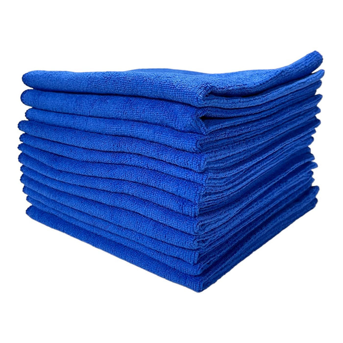 Multi-Purpose Microfiber Basic Towel Medium Orange 16" x 16" Microfiber Towel Golden State Trading, Inc. 12 Pieces Blue 