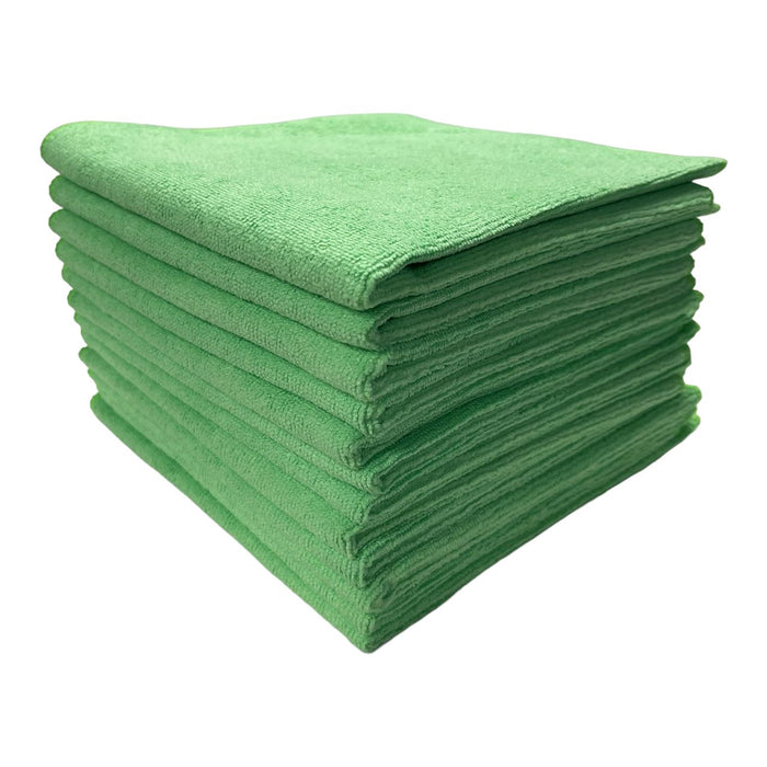 Microfiber Wholesale 16 x 16 MW Pro Multi Surface Microfiber Towels (Blue, Green, Red, Yellow)