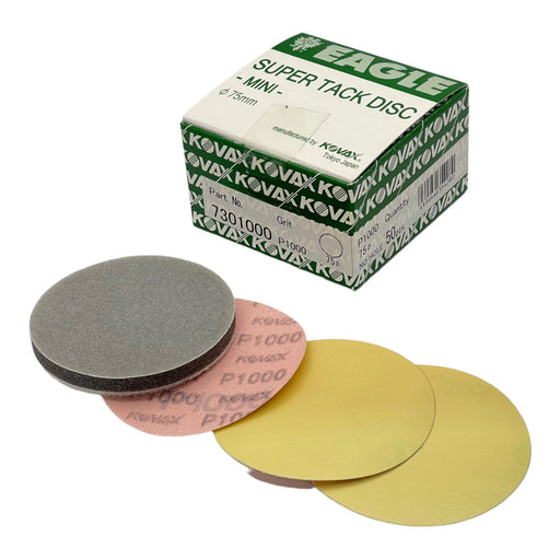 PF Premium Mini 3” Super-Tack Discs 50(pk) Sanding Discs Eagle Abrasives P1000 