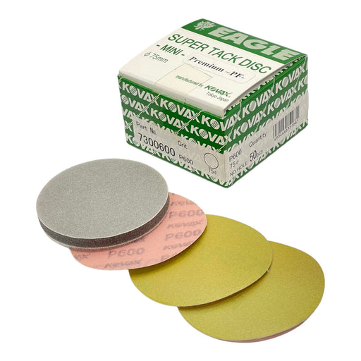 PF Premium Mini 3” Super-Tack Discs 50(pk) Sanding Discs Eagle Abrasives P600 