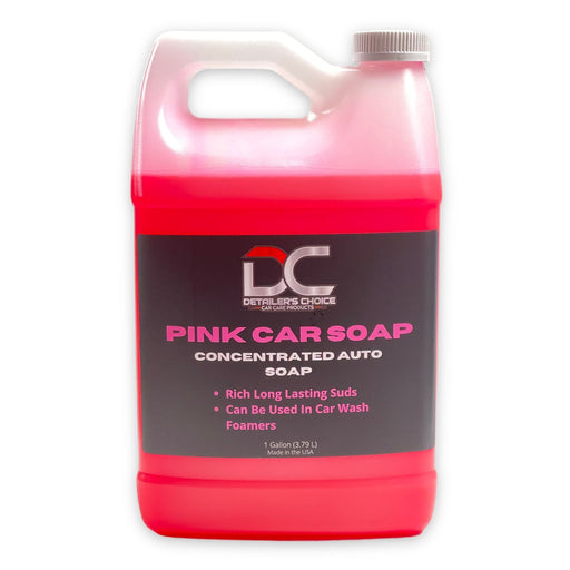Pink Car Soap - pH-Balanced, Additive-Free Car Wash Soap Soap DETAILER'S CHOICE, INC. 