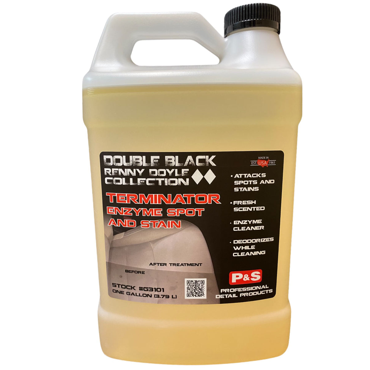 P&S Terminator Enzyme Spot And Stain Remover, Pint, Gallon, Pint+ Gallon