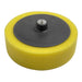 Sm Arnold® 6" #44-506 Yellow Foam Pad with High-Speed Polisher Mount Buffing Pads SM Arnold® 