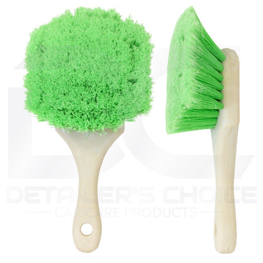 8.5 in. Short-Handled Scrub Brush with Non-Scratch Soft Bristles