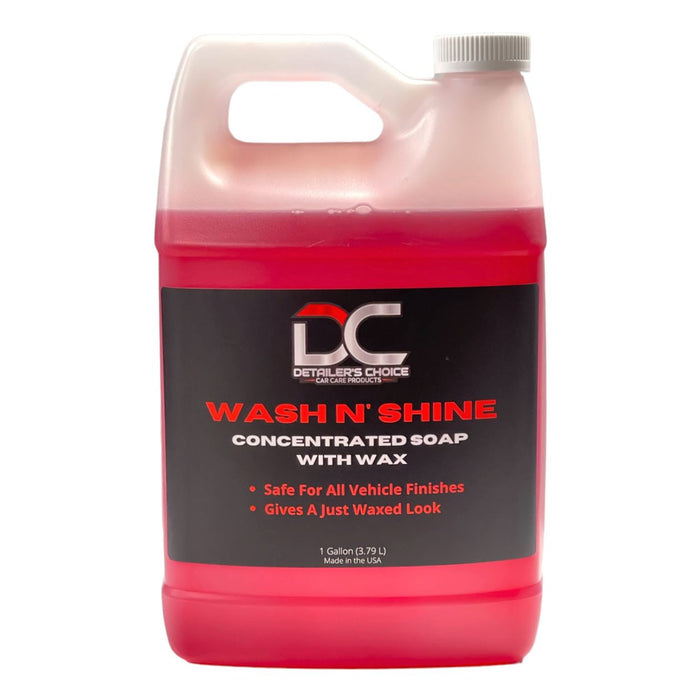 Wash N' Shine - Concentrated Wash & Wax Soap Soap DETAILER'S CHOICE, INC. 1 Gallon 