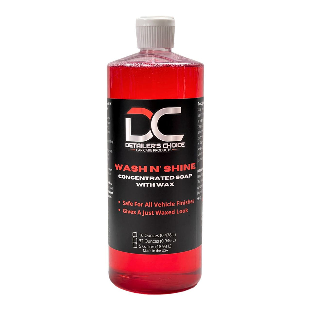 Wash and Wax Car Wash Soap & Wax Combo Solution